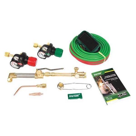 Cutting Outfit, Journeyman II EDGE 2.0 Series, Acetylene, Welds Up To 3 in CA2460+, 2
