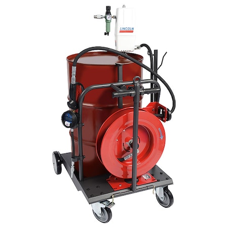 Air Drum Pump, 7,500 psi, 50:1