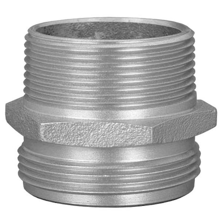 Hex Nipple,MNPTxMNPSH,2-1/2 In