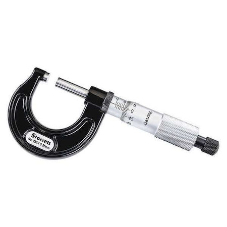 Outside Micrometer,0" to 1"Range,Ratchet