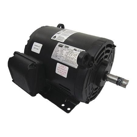 Three-Phase General Purpose Motor, 5 HP, 182/4T Frame, 230/460V AC Voltage, 1760 Nameplate RPM