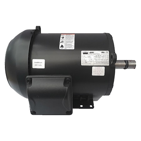 Three-Phase General Purpose Motor, 7 1/2 HP, 213/5T Frame, 230/460V AC Voltage, 1,770 Nameplate RPM