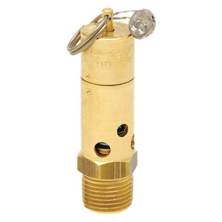 Air Safety Valve,1/2 In Inlet, 100 psi