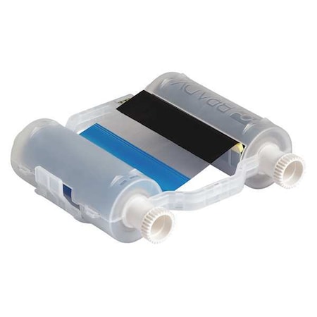 Printer Ribbon, 4-21/64" W, 200 ft. L, Black/Blue/Red/Yellow