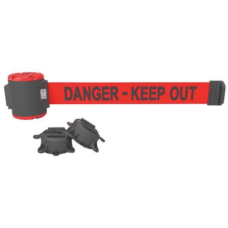 Magnetic Belt Barrier,Danger Keep Out,Rd