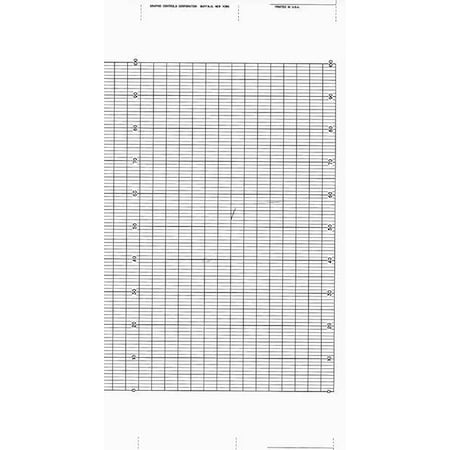 Strip Chart,Fanfold,Range 0 to 100,99 Ft