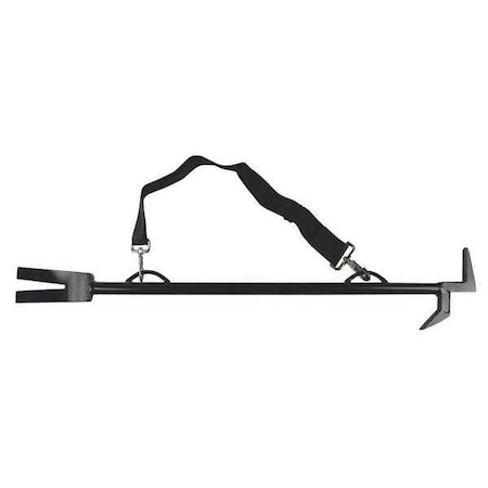 NY Claw, 3 ft. Black Powder Coat, w/ NY Hook & Halligan Fork