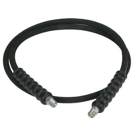 H9206, 6 ft., Heavy-duty Rubber High Pressure Hydraulic Hose, .25 in. Internal Diameter