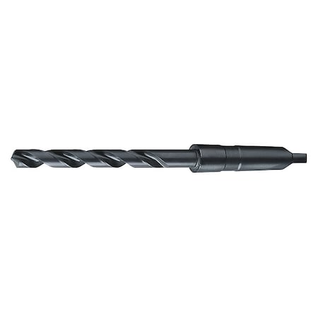 Taper Shank Drill,1 1/4,No 4MT,Blk Oxide