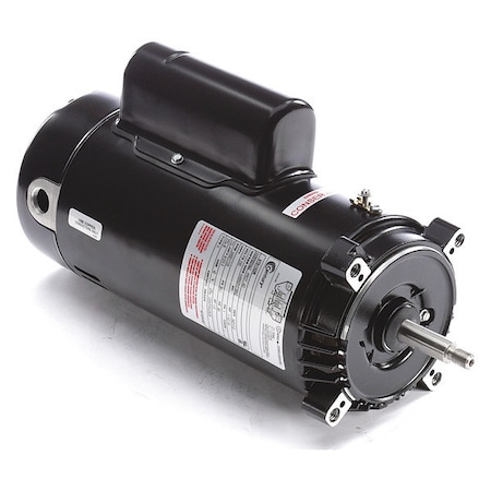 Pool Pump Motor, Capacitor-Start/Run, 1 1/2, 1/4 HP, 56J Frame, 3,450/1,725 Nameplate RPM