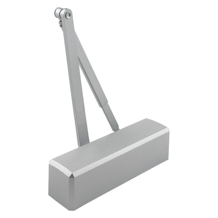 Manual, Hydraulic, Stanley QDC 300, Door Closer, Standard Duty Interior and Exterior, Gray