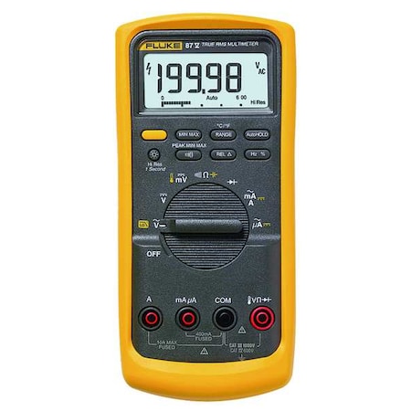 Digital Multimeter, CAT III 1000V, CAT IV 600V, AC/DC Current Max 10 A, TRMS, Backlit LCD