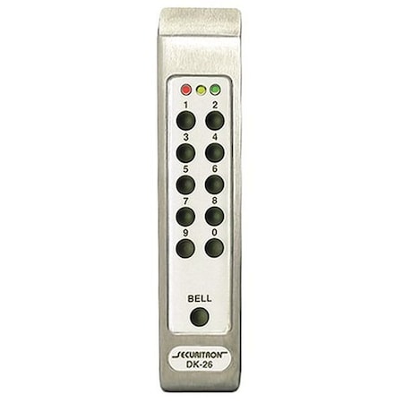 Digital Keypad Pad,DK-26,Satin Stainless