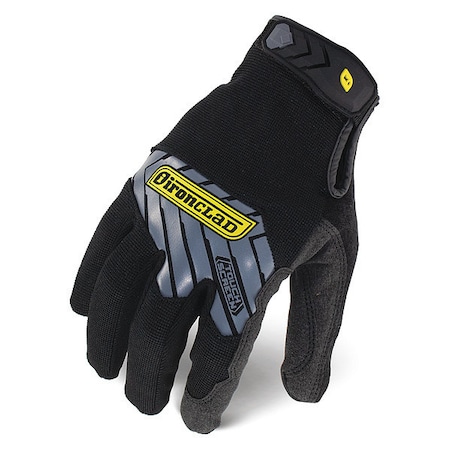 Command(TM) Mechanics Touchscreen Gloves, Nylon Palm, Polyester Back, S, Black