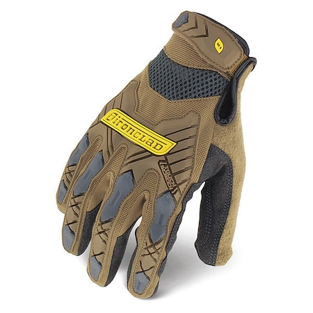 Impact Resistant Gloves,Size S,Brown,PR