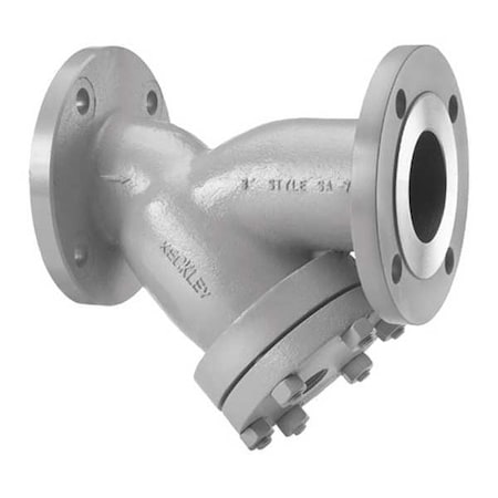 Y Strainer, 3" Pipe, Flanged, Carbon Steel