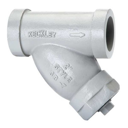 Y Strainer, 1" Pipe, Socket Weld, Carbon Steel