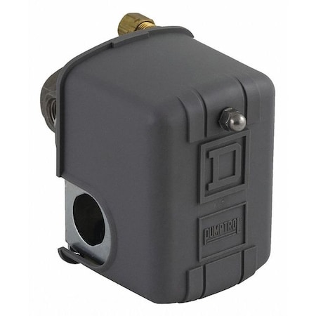 Pressure Switch, Standard, DPST, 4 Ports, 1/4" FNPS, 40 to 150 psi Range, Polypropylene