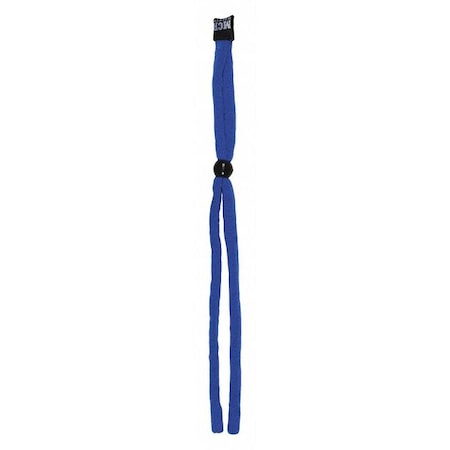 Eyewear Retainer, Blue, 29 in Length, Acrylic, Slip-On Attachment