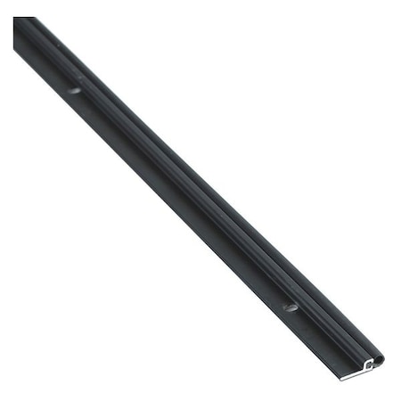 Weatherstrip, 3/16in., Vinyl, Black