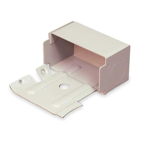 Raceway Entrance End, 3000 Series, 1 Channel, 2.75 in W, 1.5 in H, 3.5 in L, Gray