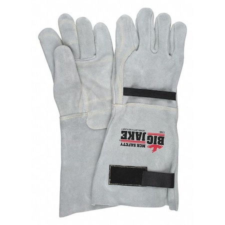 Leather Gloves, Cut Level A2 ,Uncoated ,S 12 PK