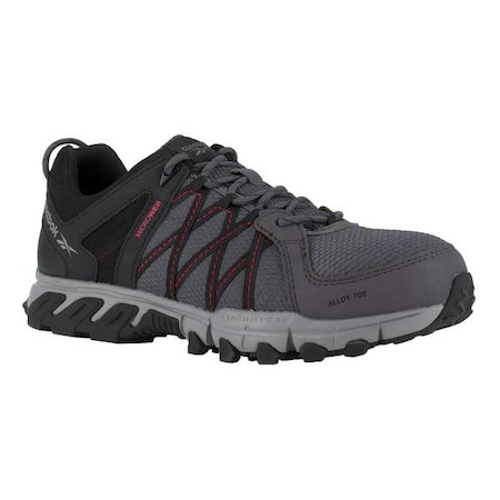 Men's Athletic Shoe, 13 Leather, Mesh Upper, Alloy Toe, Oxford H, Gray, RB3402