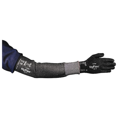 Cut Resistant Sleeve,HPPE,Gray,N,22" L