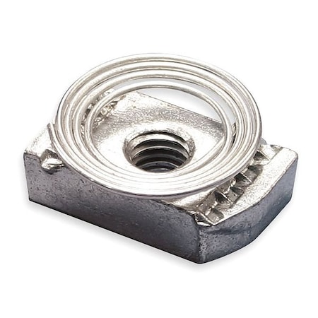 Channel Nut w/ Top Spring,3/8-16 In