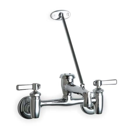 Faucet, Lever, 1/2" FNPT, 2, Cast Brass, Yes