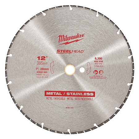 12 in. STEELHEAD Diamond Cut-Off Wheel