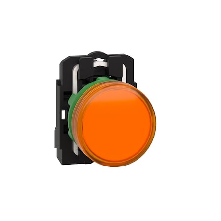 Pilot Light, LED, Yellow, 22mm, 24VAC/DC