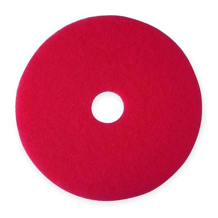 Buffing and Cleaning Pad,17 In,Red,PK5