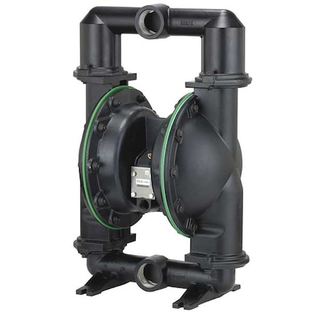 Double Diaphragm Pump, Aluminum, Air Operated, Nitrile, 172 GPM