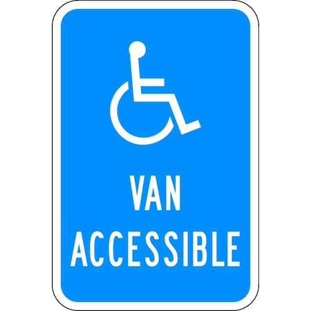 Handicapped Parking Sign,18" x 12, HC-022-12HA