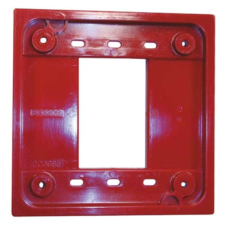 4-PLEX Accessory, Number of Gangs: 1 and 2 Polycarbonate, Red
