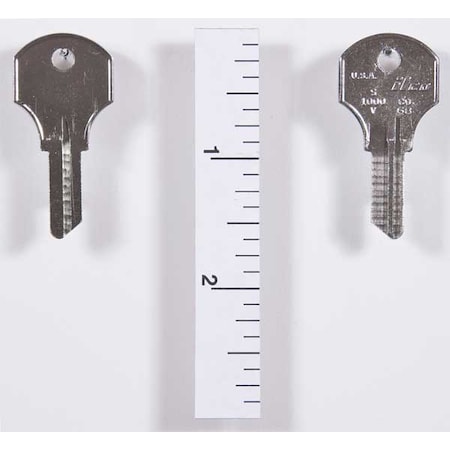 Key Blank, Pins 5,PK10