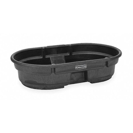 Stock Tank, L 52, W 31, 50 gal., Black