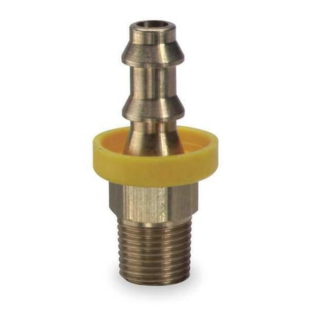 Hose Fitting,3/8 In. ID,1/4-18,(M)NPT