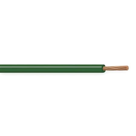 AWM, MTW, TEW, TFF, Machine Tool Wire, Copper, 18 AWG, Green, Stranded, 500 ft