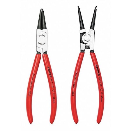 Retaining Ring Plier Set,0 Deg.,2 pcs.