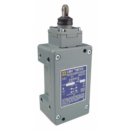 Hazardous Location Limit Switch, Wobble Stick, 2NC/2NO, 10A at 600V AC, Actuator Location: Top