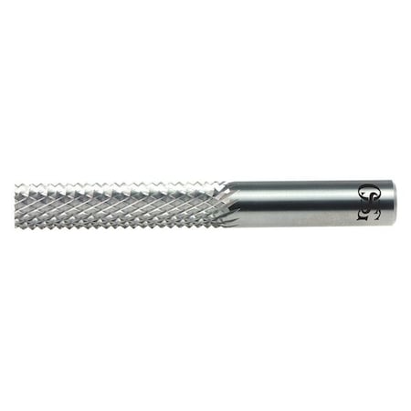 Carbide End Mill,3/16 in dia,1 in Cut L