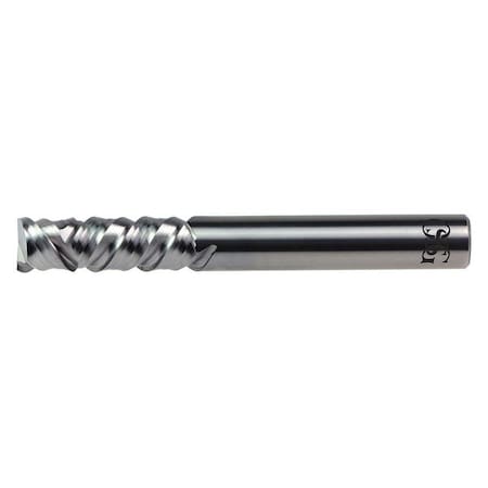 Carbide End Mill,1/2 in. dia,2 in. Cut L