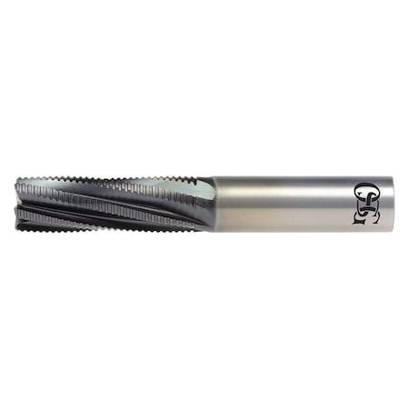 Carbide End Mill,1/2 in. dia,1 in. Cut L
