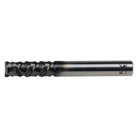Carbide End Mill,3/8 in. dia,2 in. Cut L