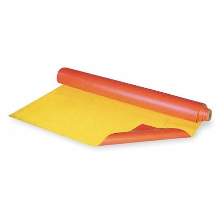 Insulating Blanket Roll, Reinforced Type II Rubber, 30 ft. Length, 3 ft. Width, Class 0, Yellow