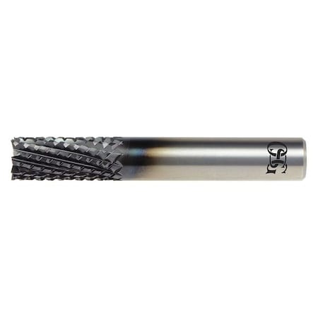 Carbide End Mill,1/4 in. dia,1 in. Cut L