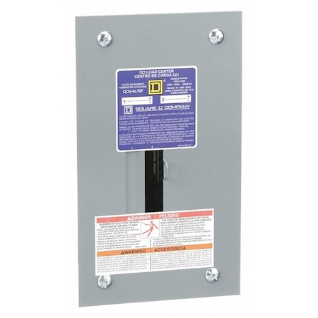 Load Center, 2 Spaces, 70A Amps, 120/240V AC