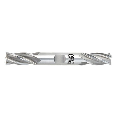 HSS End Mill, 27/64in.dia., 1in.Cut L